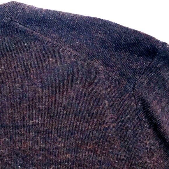 Murano Performance Sweater Purple Gray VNeck Pullover M Men Golf Preppy Academia - Picture 10 of 11